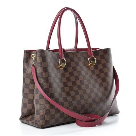 lv riverside bag|LOUIS VUITTON Damier Ebene LV Riverside Lie De Vin.